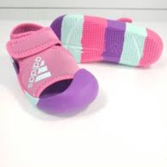 Adidas Toddler Girls Pink/Purple/Mint Altaventure Water Shoes - Picture 2 of 5